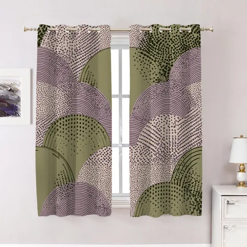 Vista 20 de Maritime Ocean Blackout Tier Curtains, Anchors Nautical Art Half Window Drapes for Kitchen with Rod Pocket,Room Darkening 2 Pack 26X24 Inches