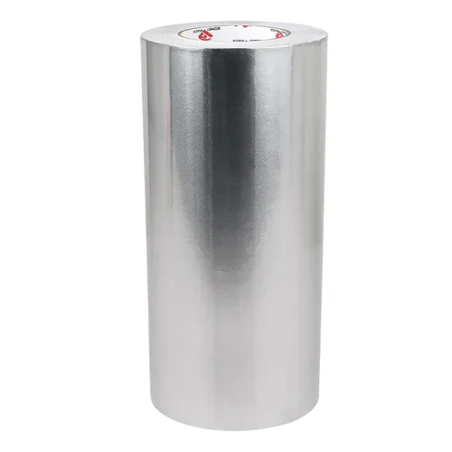 Vista 12 de BOMEI PACK Cinta de lámina de aluminio, cinta de conducto de metal resistente, cinta plateada de alta temperatura, perfecta para sellar y reparar