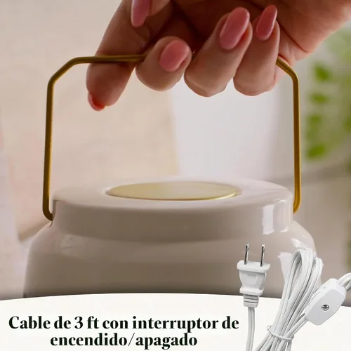 Vista 6 de Candle Warmers Calentador de iluminación de toldo Chelsea Lantern: úsalo con cualquier cera derretida
