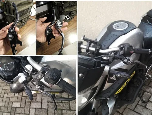 Vista 4 de Palancas de freno de embrague de motocicleta para Yamaha YZF-R25 MT-25 MT-03 2015 2022 YZFR3 YZFR25 MT25 MT03 Manijas de control delanteras