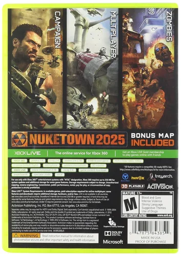 Vista 2 de Call of Duty Black Ops II, XBox 360