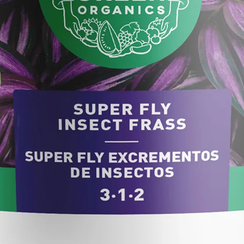 Vista 3 de GAIA GREEN Organics 26.46 oz Super Fly Insect Frass Natural Nutrientes del suelo para jardinería de verduras, frutas y plantas con flores