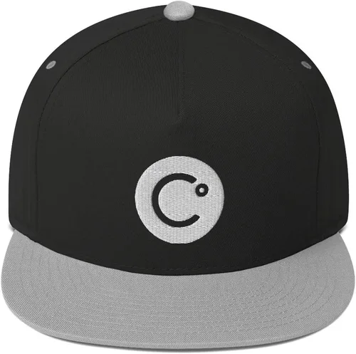 Vista 2 de Sombrero Celsius (Gorra Snapback Bill Plana Bordada) CEL Crypto