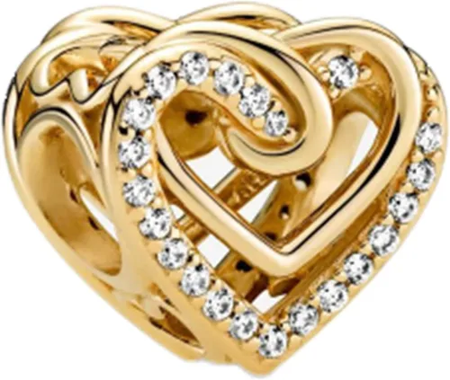 Vista 17 de Abalorios de plata de ley 925 para pulseras, dijes de amor y corazón, flor de cerezo, joyería para mujer