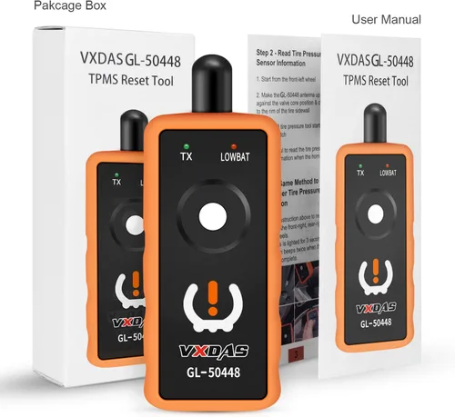 Vista 7 de VXDAS GL50448 Herramienta de reaprendizaje TPMS Compatible para GM Chevy Herramienta de activación de restablecimiento del sensor de presión