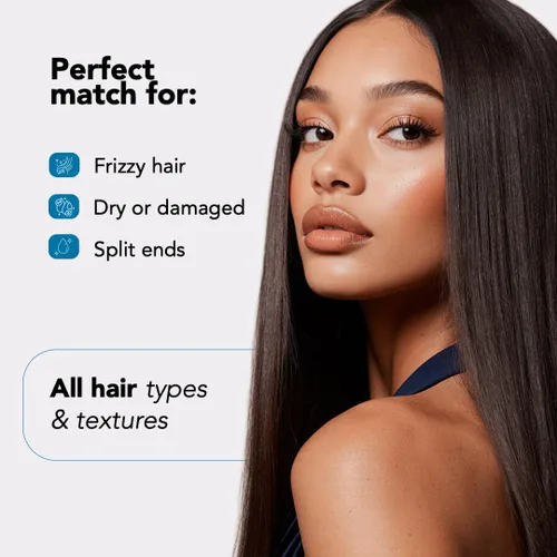 Vista 6 de I Belli Capelli Torrano - Kit de queratina para alisar el cabello en 1 paso (16.9 fl oz) + máscara de aceite de argán (8.82 oz)-Nanoplastia Keratina