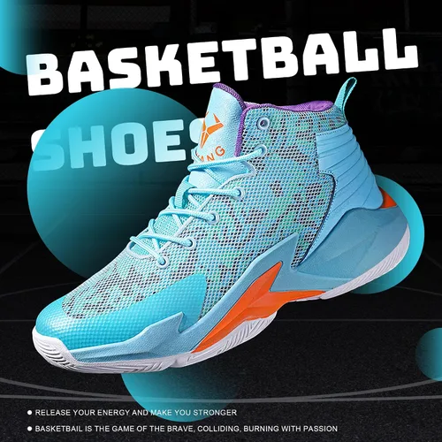 Vista 2 de CJSPORX Men Women Basketball Shoes Breathable Non Slip Outdoor Fashion Sneakers