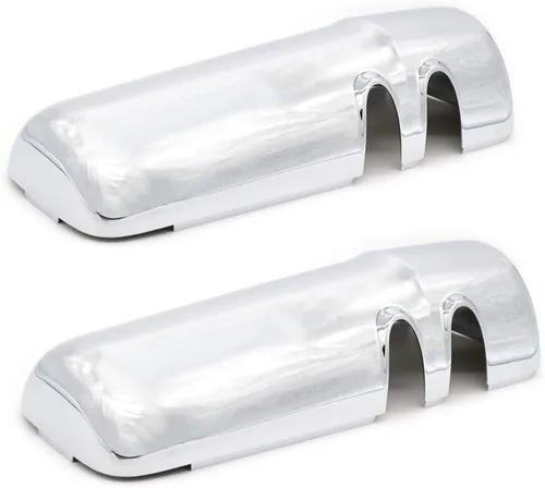 Vista 3 de Par de cubiertas cromadas para espejo de puerta para Kenworth T680/T880
