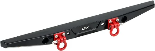 Vista 5 de LCX Racing 1/10th RC Crawler Car CNC mecanizado aleación de aluminio parachoques trasero para Traxxas TRX4 TRX6 Axial SCX10 SCX10 II 90046 90047