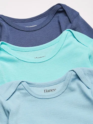Vista 2 de Hanes Ultimate Baby Flexy - Juego de 4 camisetas de manga larga para bebés.