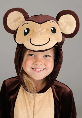 Vista 3 de Disfraz Infantil de Mono Tonto para Niños Pequeños Multicolor