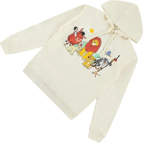 Vista 6 de Disney Sudadera de moda para mujer, diseño clásico de Hakuna Matata, diseño de rey león Simba