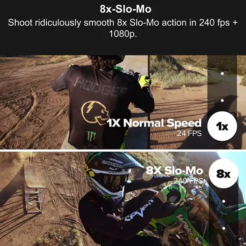Vista 7 de GoPro HERO8 Black - Cámara de acción impermeable con pantalla táctil 4K Ultra HD Video 12MP Fotos 1080p Estabilización de transmisión en vivo