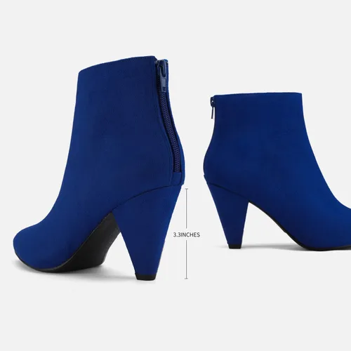 Vista 4 de DREAM PAIRS - Botas de tacón alto de aguja y punta fina para mujer