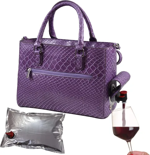 Vista 16 de Primeware – Bolsa aislante para bebidas con bolsa de 3 litros Almacenamiento térmico caliente y frío Dispensador portátil para vino, cócteles