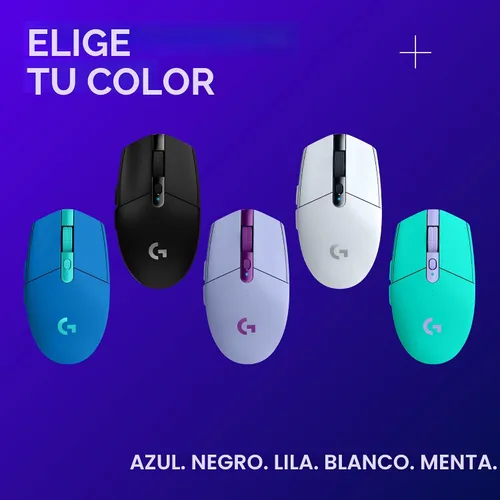 Vista 8 de Logitech G 305 Lightspeed - Mouse inalámbrico para juegos, sensor de héroe, 12,000 DPI, ligero, 6 botones programables, batería de 250 horas, Blanco