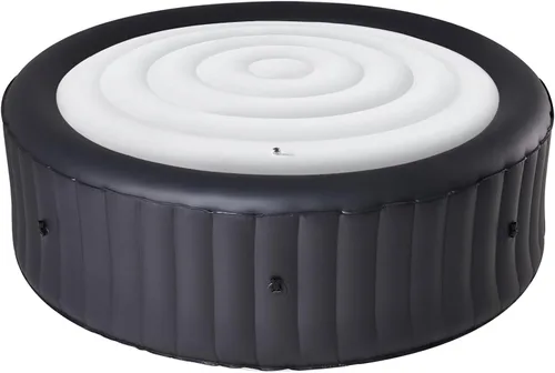 Vista 11 de Cubierta Inflable para Jacuzzi Tapa de Ahorro de Energía para Jacuzzi al Aire Libre, Cubierta Protectora Resistente al Viento e Impermeable