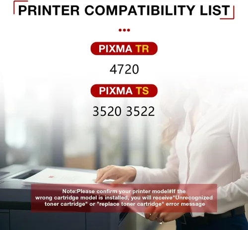 Vista 4 de Cartuchos de tinta negros remanufacturados 275XL, reemplazo para Canon 275 PG275 PG-275 XL PG-275XL PGI275 XL BK, paquete de 2, reemplazo