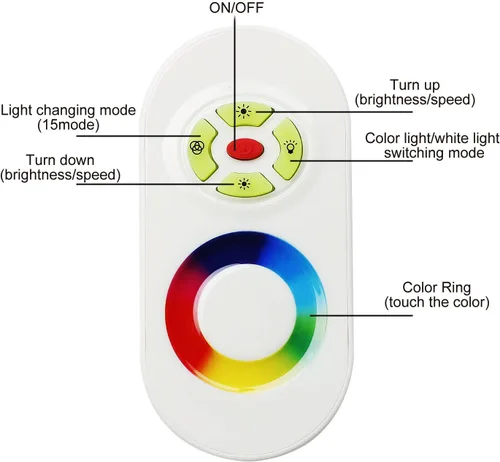 Vista 6 de Iluminación de cubierta de bajo voltaje, 20 piezas de 0.1 W ~ 0.3 W, kit de luces LED RGB multicolor de 1-3/5 pulgadas de acero inoxidable empotrado