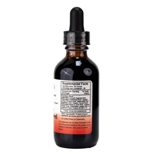 Vista 2 de Christopher's Original Formulas Extracto de intestino inferior, soporte herbario con cáscara sagrada, agracejo y jengibre, líquido de 2 onzas