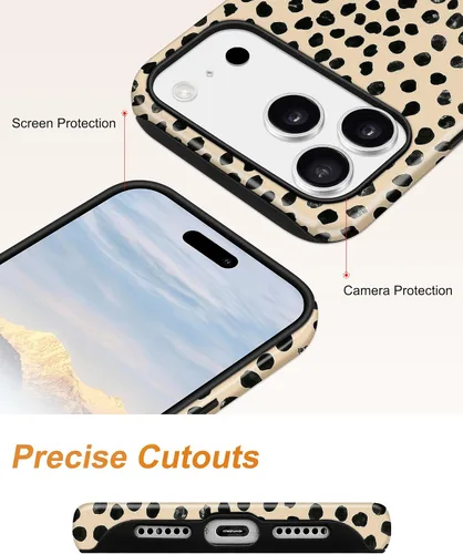 Vista 292 de Jusy Funda compatible con MagSafe con estampado de caparazón de tortuga marrón para iPhone 7/8/SE, cubierta protectora de TPU suave magnética