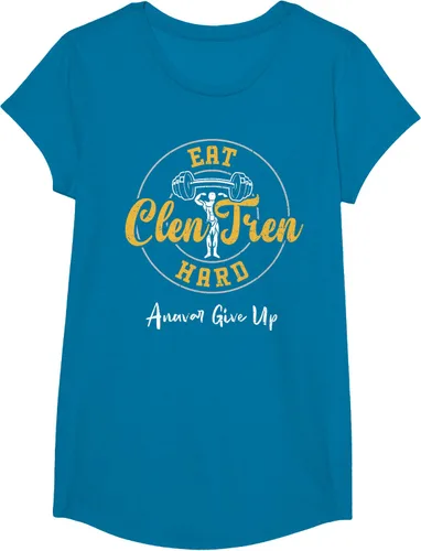 Vista 46 de Culturismo: Comer Clen Tren Hard Anavar Give Up - Camiseta de gimnasio, Negro