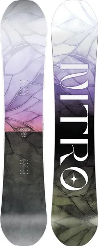 Vista 14 de Nitro Lectra Tabla de Snowboard All-Mountain para Mujer All-Mountain, Freeride, Flex 4/10, Camber, Extruded Base, Beginner/Intermediate