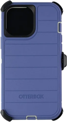 Vista 3 de OtterBox Defender PRO - Funda para Apple iPhone 13 Pro Max y 12 Pro Max, color azul fuerte