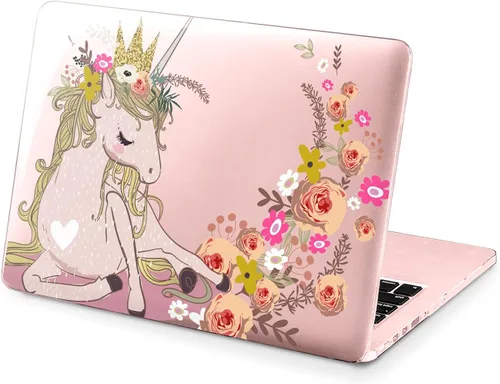 Vista 6 de Funda rígida compatible con MacBook Pro 16 14 M3 M2 2023 M1 Pro 13 2022 Air 13 2021 Retina 2020 Mac 11 12 rosas con estampado de flores protectoras