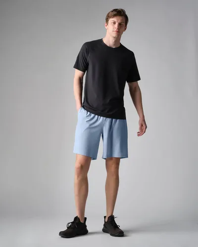 Vista 5 de Rhone Mako - Pantalones cortos de entrenamiento para hombre de 9 pulgadas, antiolor, sin forro, pantalones cortos de gimnasio para hombre, absorben