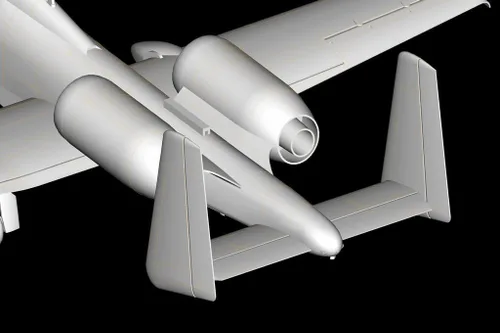Vista 9 de Hobby Boss N/AW A-10A Thunderbolt II Kit de construcción de modelo de avión