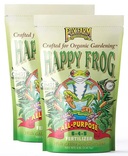 Vista 7 de FoxFarm Happy Frog Fertilizante multiusos – Fertilizante de liberación lenta para flores, verduras y plantas ornamentales – Contiene microbios