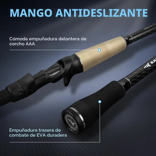 Vista 7 de KastKing Spartacus II Plus Twin-Tip Spinning & Casting Fishing Rods