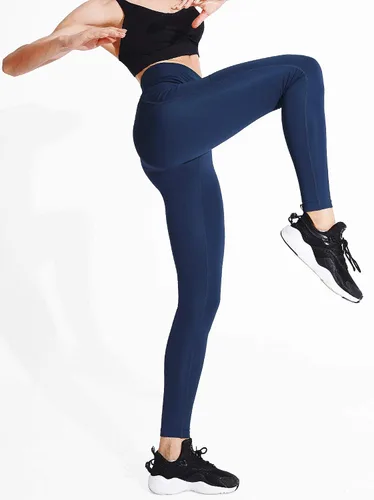 Vista 19 de Neleus calzas de yoga para mujer con bolsillo y cintura alta, para correr, con control de barriga