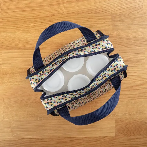 Vista 7 de Dr. Brown's Fold & Freeze - Bolsa enfriadora esencial para lactancia materna, 6 biberones para almacenamiento de leche, multicolor (paquete de 12)