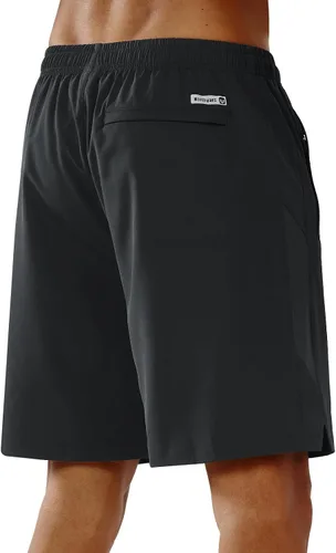 Vista 2 de NORTHYARD Pantalones cortos deportivos para correr para hombre, 5 pulgadas, 7 pulgadas, 9 pulgadas, entrenamiento, gimnasio, tenis, secado rápido