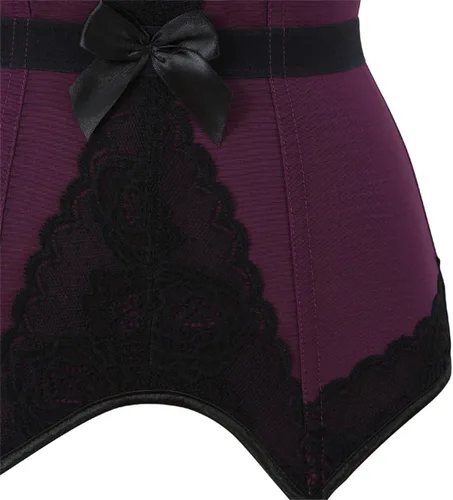 Vista 5 de Zhitunemi Corsés Lencería Para Mujer Bustier: Sexy Traje De Halloween Mujer Correa Bustier - Salir Tops Sesión De Fotos Corsé