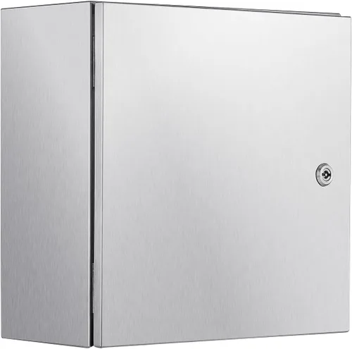 Vista 9 de Caja de Gabinete Eléctrico de Acero de 12" x 12" x 8", Caja de Gabinete Eléctrico de Acero Inoxidable 304, Caja de Gabinete para Equipos