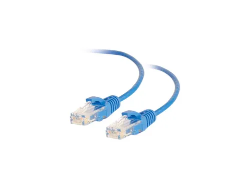 Vista 124 de C2G/Cables to Go 29002 Cables de Red Cat6 Sin Enganches Sin Blindaje (UTP), Paquete de 25, Azul (3 Pies, 0.91 Metros)
