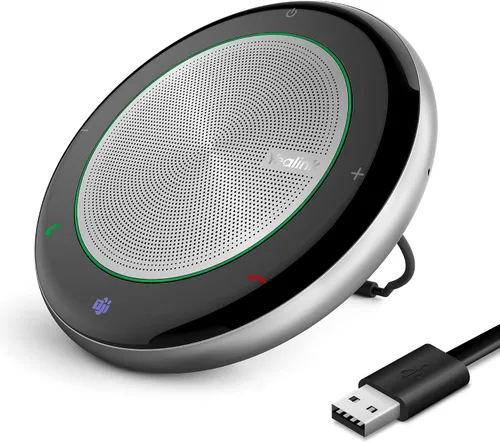 Vista 8 de Yealink Altavoz Bluetooth Micrófono de conferencia Equipos Certificado CP700 USB Full Duplex Algoritmo de reducción de ruido Oficina en casa 360°