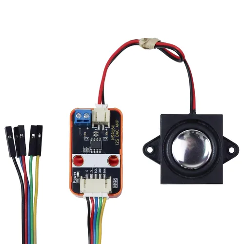 Vista 6 de MAX98357A Amplificador de audio I2S y kit de altavoces de 3 W Altavoz 3070