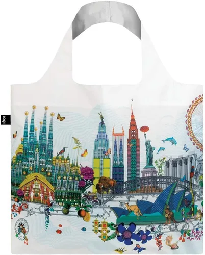 Vista 5 de LOQI Bolsa de compras reutilizable unisex para adultos, diseño de Kristjana S Williams Interiors