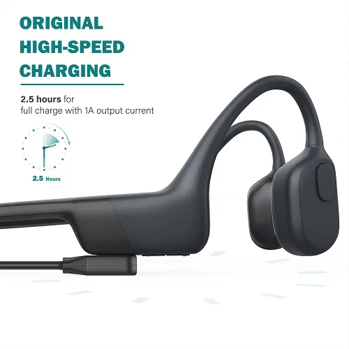 Vista 4 de TUSITA Cargador magnético compatible con AfterShokz Aeropex, SHOKZ OPENCOMM, OPENRUN PRO, Mini - 1M, paquete de 2