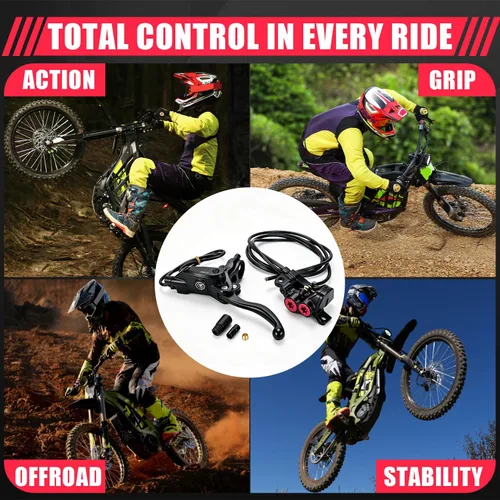 Vista 3 de Kit de freno trasero para motocicleta Sur Ron Dirt Bike, cilindro maestro de freno hidráulico con depósito para SurRon Light Bee Sur-Ron X/S