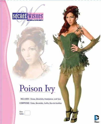 Vista 4 de Batman Secret Wishes, disfraz de Hiedra Venenosa