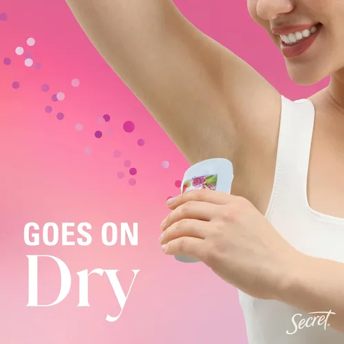 Vista 7 de Secret Desodorante antitranspirante para mujeres, paquete de barra y aerosol, Berry Passionate con aroma de maracuyá y guayaba, 72 horas de frescura