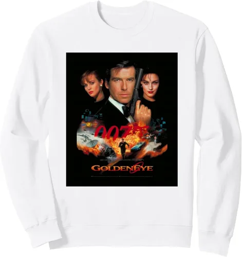 Vista 9 de Official James Bond 007 GoldenEye Sweatshirt Negro
