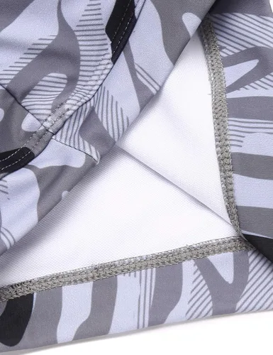 Vista 7 de COOFANDY Traje de baño para hombre de camuflaje de secado rápido con bolsillos