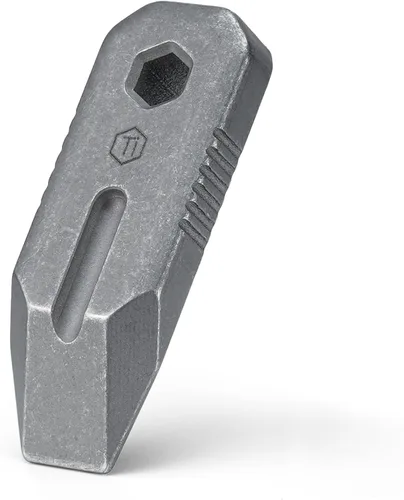 Vista 11 de KeyUnity KR00 EDC Barra de palanca de bolsillo Bit Bar de titanio Multiherramienta con clip de bolsillo