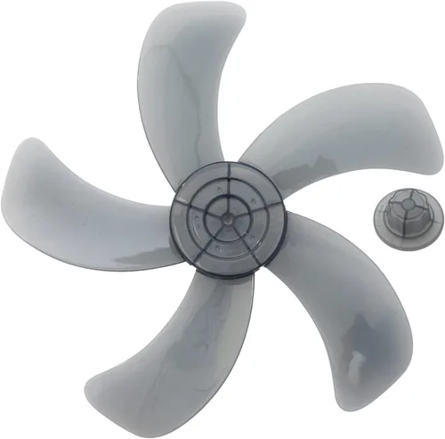 Vista 12 de Reemplazo de la hoja del ventilador de plástico para ventilador de pie ventilador de mesa accesorios generales con cubierta de tuerca negro A 10